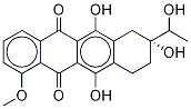 7-Deoxy Daunorubicinol Aglycone-13C,D3 (Mixture of Diastereomers) Struktur