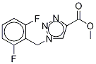 1-(2,6-Difluorobenzyl)-1H-1,2,3-triazole-4-carboxylic Acid Methyl Ester-d2 Struktur