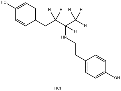 Dehydroxy RactopaMine-d6  (Major) Hydrochloride Salt Struktur