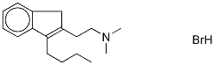 N,N-DiMethyl-3-butyl-1H-indene-2-ethanaMine HydrobroMide Struktur