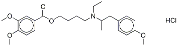 Mebeverine-d6 Hydrochloride Struktur