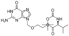 N-T-BOC-VALACYCLOVIR-D4 Struktur