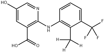 5-Hydroxy Flunixin-d3 Struktur