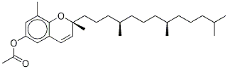 3,4-Dehydro δ-Tocopherol Acetate Struktur