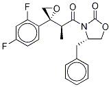 (4S)-3-[(2R)-2-[(2R)-2-(2,4-Difluorophenyl)oxiranyl]-1-oxopropyl]-4-benzyl-2-oxazolidinone-d3 Struktur