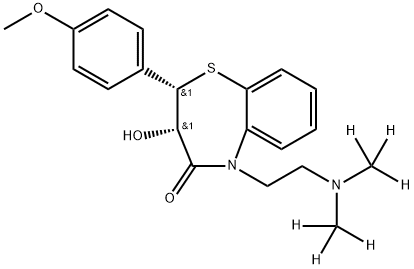 Desacetyl Diltiazem-d6 Struktur