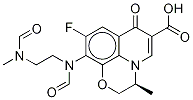 N,N'-Desethylene-N,N'-diforMyl Levofloxacin-d3 Struktur