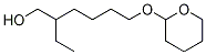 2-Ethyl-6-tetrahydropyranoxy-1-hexanol Struktur