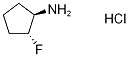 (1R,2R)-2-Fluorocyclopentanamine Hydrochloride Struktur