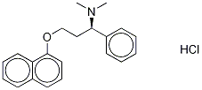 Dapoxetine-d6 Hydrochloride Struktur