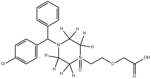 rac Cetirizine-d8 N-Oxide Struktur