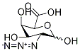 2-Azido-2-deoxy-D-galacturonic Acid Struktur