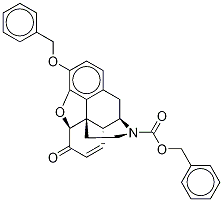 6-Dehydro-N-desMethyl-N-(phenylMethoxy)carbonyl-3-O-benzyl Morphine Struktur