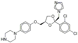 Deacetyl Ketoconazole-d8 Struktur