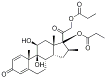 9α-Hydroxy BetaMethasone 17,21-Dipropionate Struktur