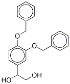 rac 3,4-Bis(benzyloxy)phenylethylene Glycol-d5 Struktur