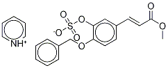 3-(4-Benzyloxy-4-O-sulfatephenyl)-2-propenoic Acid Methyl Ester PyridiniuM Salt Struktur