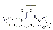 rac (AMinoMethyl)ethylenediaMinetetraacetic Acid tetra-(t-Butyl Ester) Struktur