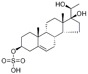 Pregn-5-ene-3β,17,20α-triol-d4 3-(Hydrogen Sulfate) Struktur