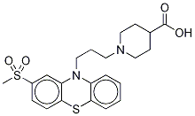 Metopimazine Acid-d6 Struktur