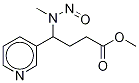 4-(Methylnitrosamino)-4-(3-pyridyl)butyric Acid Methyl Ester Struktur