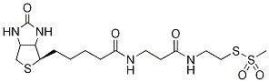 N-Biotinyl Propionylaminoethyl Methanethiosulfate Struktur