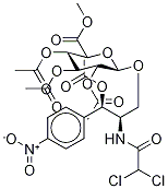 ChloraMphenicol 3-O-β-D-Glucuronide-3,2',3',4'-tetra-O-acetate Methyl Ester Struktur