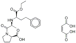 (S,S,S)-Enalapril-d5 Maleate Salt Struktur