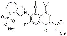 Moxifloxacin-13Cd3 N-Sulfate DisodiuM Salt Struktur