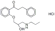 Propafenone-D5 Hydrochloride Struktur