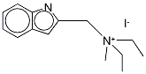 2-[(Diethylamino)methyl-13C]indole Methiodide Struktur