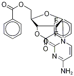 4-Amino-1-3,5-di-O-benzoyl-2-deoxy-2,2-difluoro-a-D-erythro-pentofuranosyl)-2(1H)-pyrimidinone-13C,15N2 Struktur