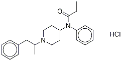 α-Methyl Fentanyl-d3 Hydrochloride Struktur