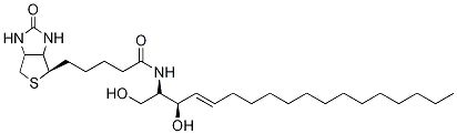 N-Biotinyl D-erythro-Sphingosine Struktur