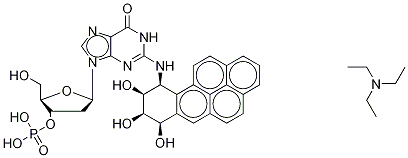 (7R,8S,9S)-Trihydroxy-10S(N2-deoxyguanosyl-3'-phosphate)-7,8,9,10-tetrahydrobenzo[a]pyrene TriethylaMine Struktur