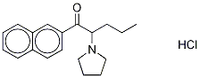 2-Naphthyl Pyrovalerone-d8 Hydrochloride Struktur