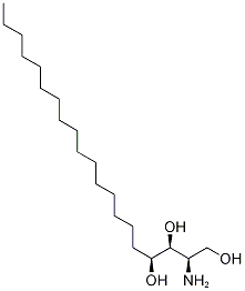 D-arabino-1,3,4-Trihydroxy-2-aMinoeicosane Struktur