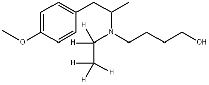 Mebeverine Alcohol-d5 Struktur