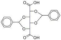 2,4:3,5-DI-O-BENZYLIDENE-L-IDARIC ACID Struktur