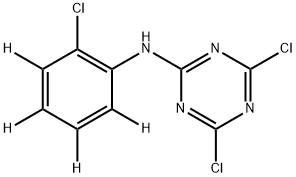 Anilazine-d4 Struktur