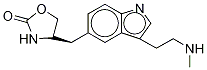 N-Desmethyl Zolmitriptan-d3 Struktur