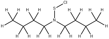 Di-N-butyl Amidosulfenyl Chloride-d18 Struktur