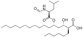 (2S,3S,5S)-5-[(N-Formyl-L-leucyl)oxy]-2-hexyl-3-hydroxyhexadecanoic Acid-d3
(Mixture of Diastereomers) Struktur