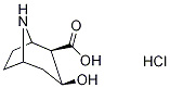 rac-Norecgonine-d4 Hydrochloride Struktur