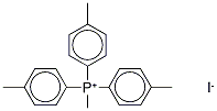 (Methyl)tri-4-tolylphosphonium Iodide-d3 Struktur