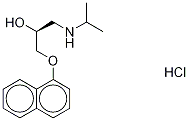 (S)-Propranolol-d7 Hydrochloride Struktur