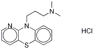 Prothipendyl-d6 Hydrochloride Struktur