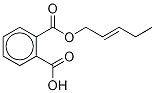 Mono(2E-pentenyl) Phthalate-d4 Struktur