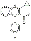 4-(4-Fluorophenyl)-2-cyclopropylquinoline-3-carboxylic-d5 Acid Methyl Ester Struktur