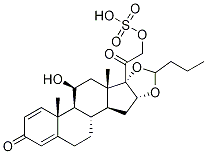 Budesonide 21-Sulfate Struktur